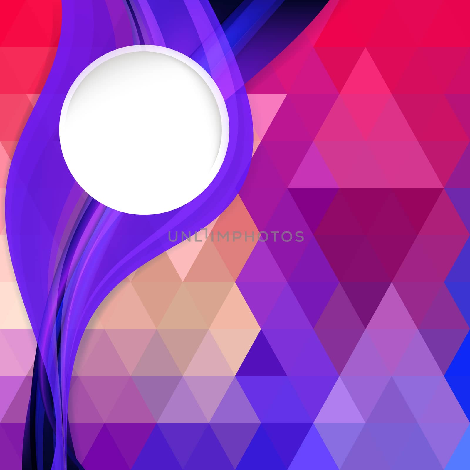 Abstract colorful triangle pattern background. Vector. 