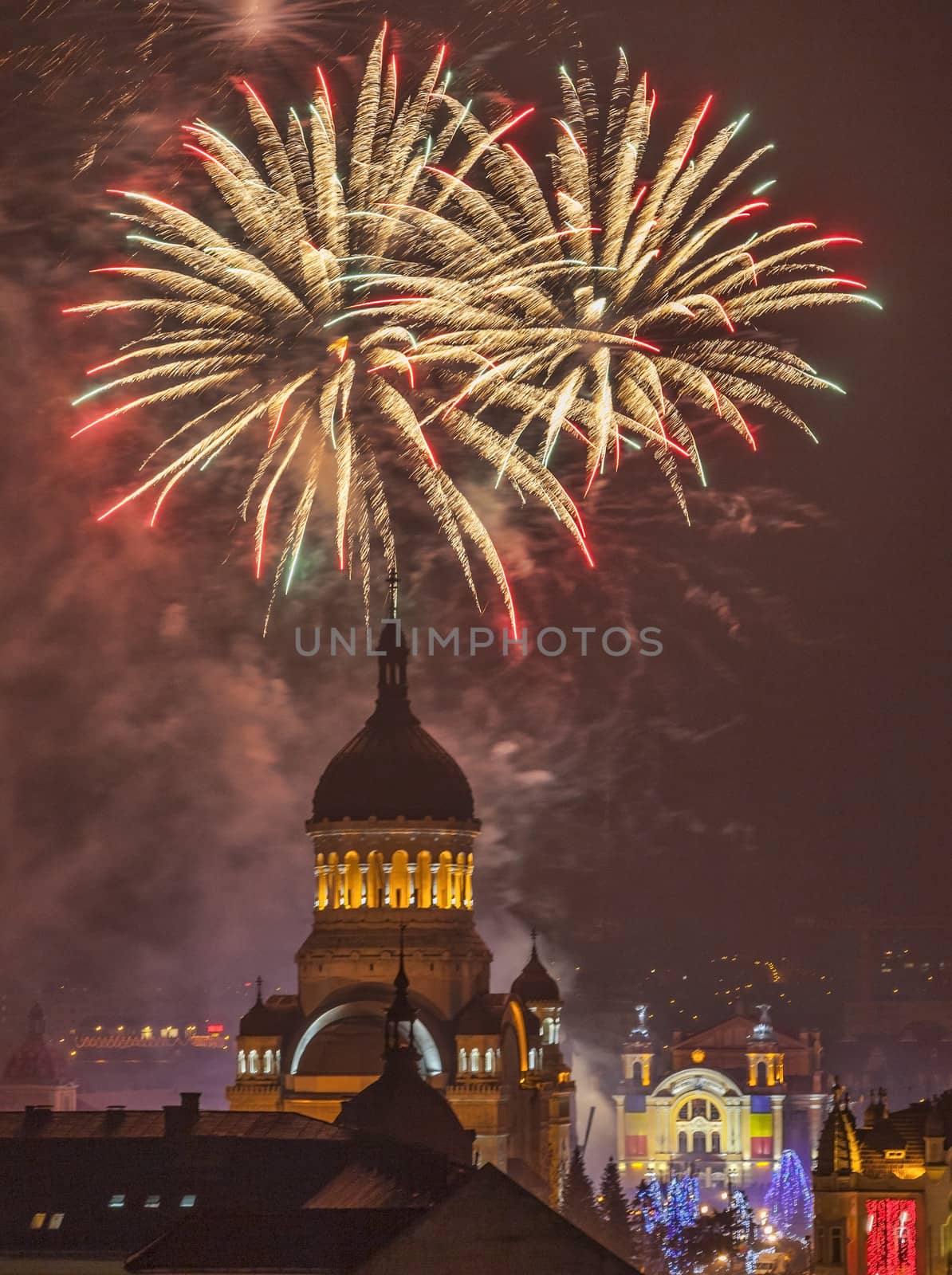 Fireworks in Cluj Napoca by RazvanPhotography