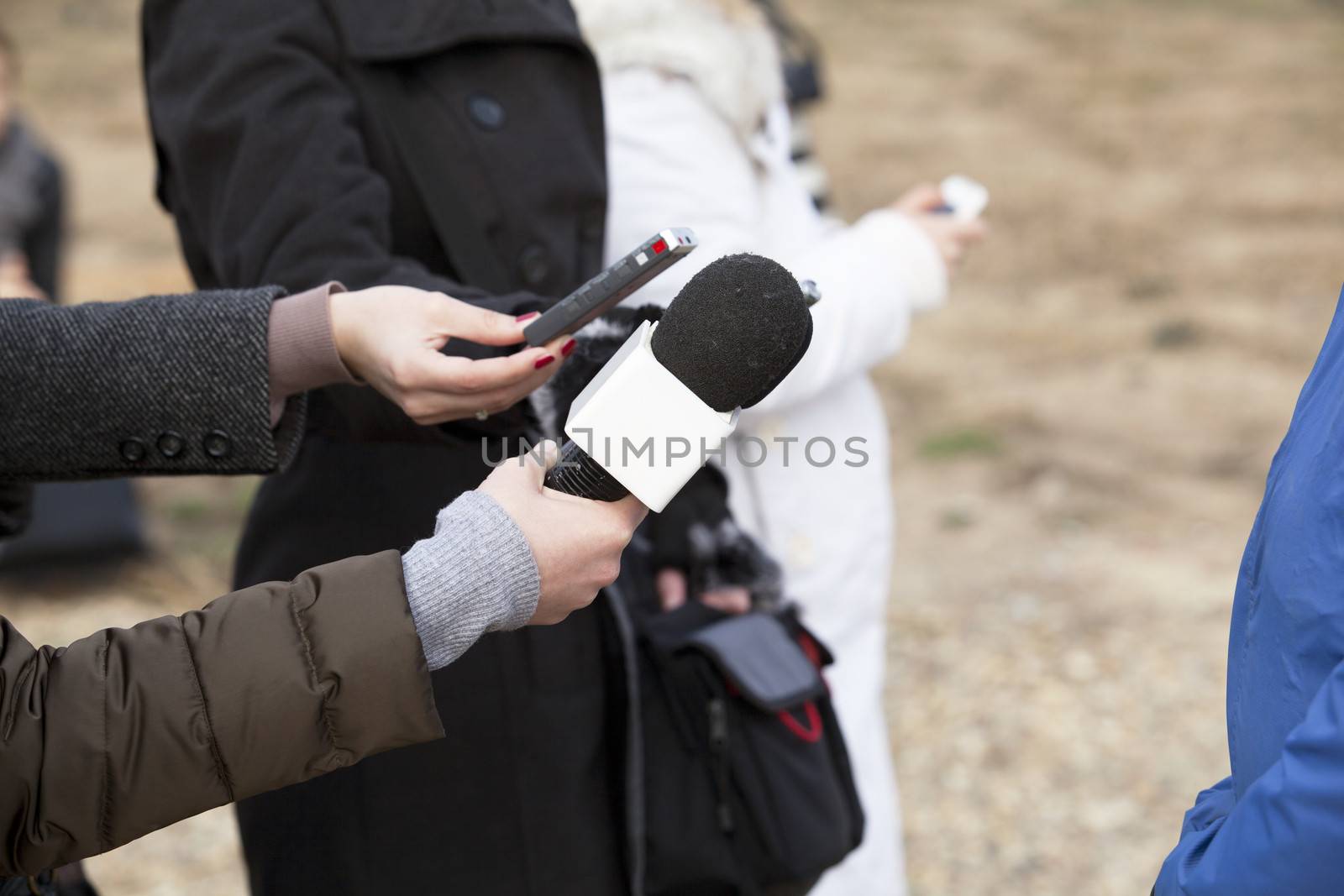 Media interview by wellphoto