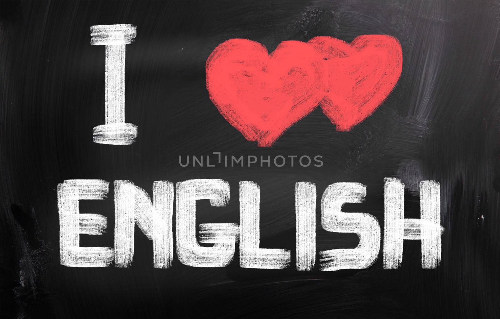 I Love English Concept by KrasimiraNevenova