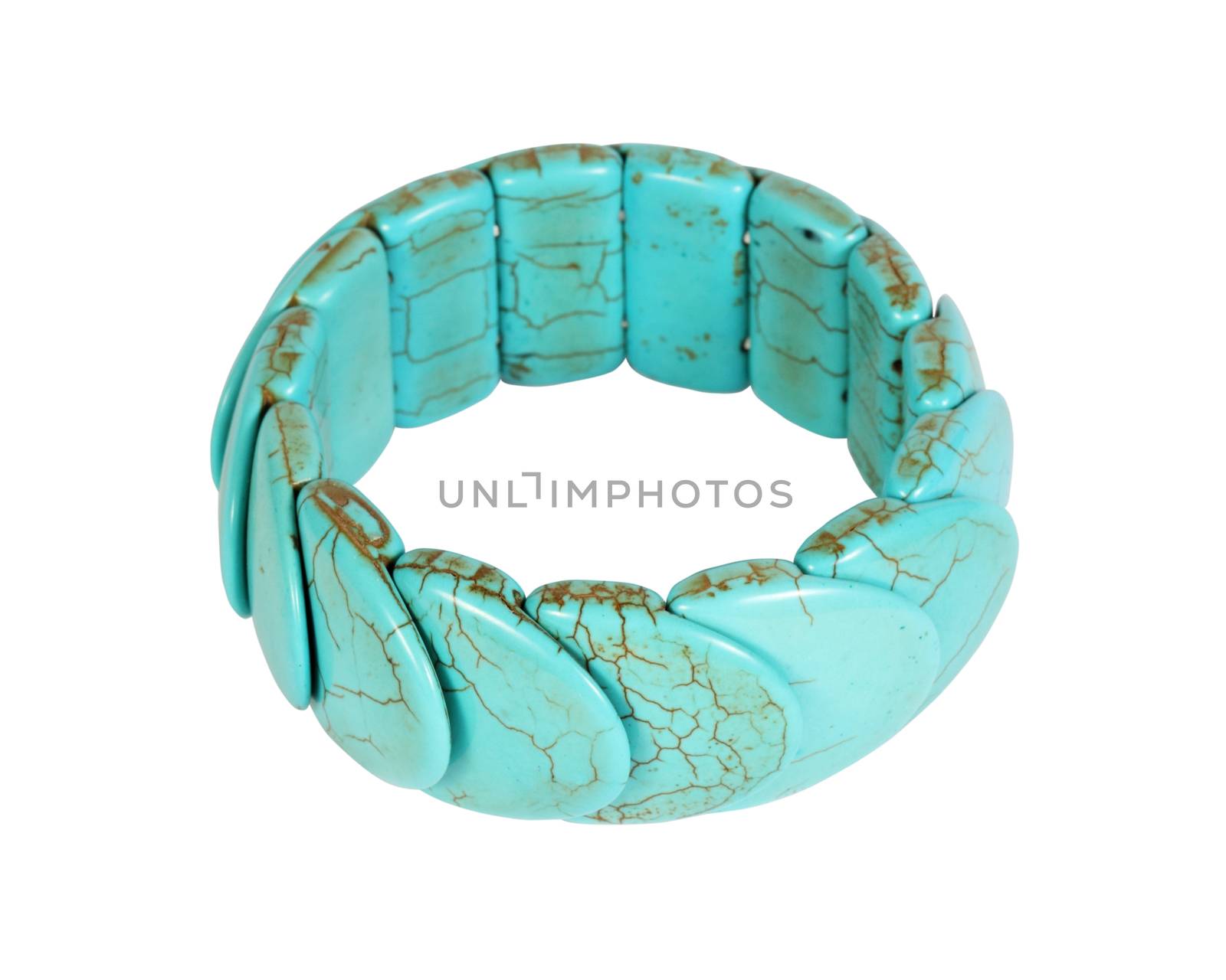 Bracelet bijouterie on the white background, isolated by aptyp_kok