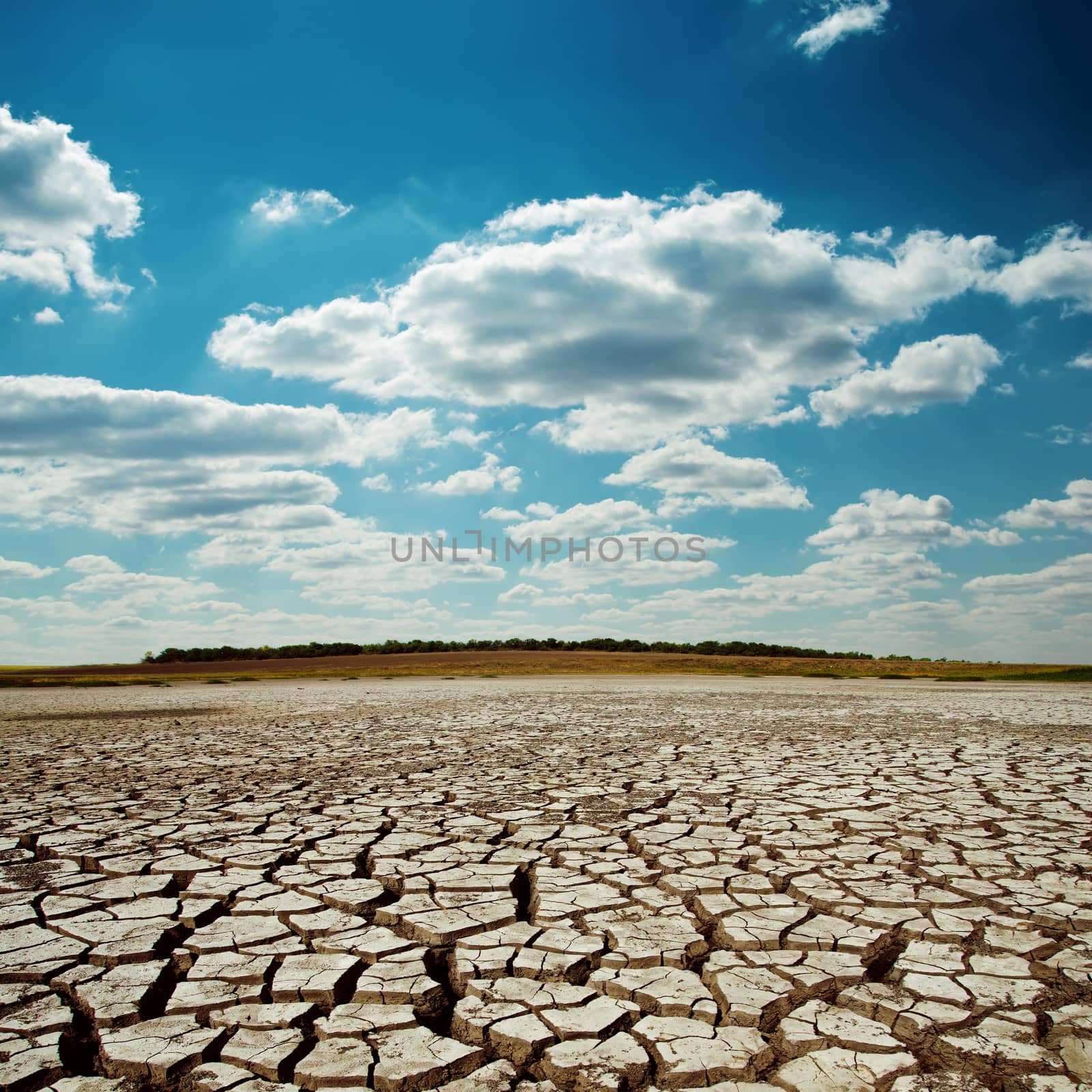 drought earth under dramatic sky