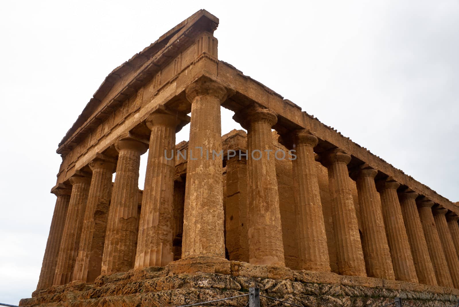 The ruins of Temple of Concordia, Agrigento by gandolfocannatella