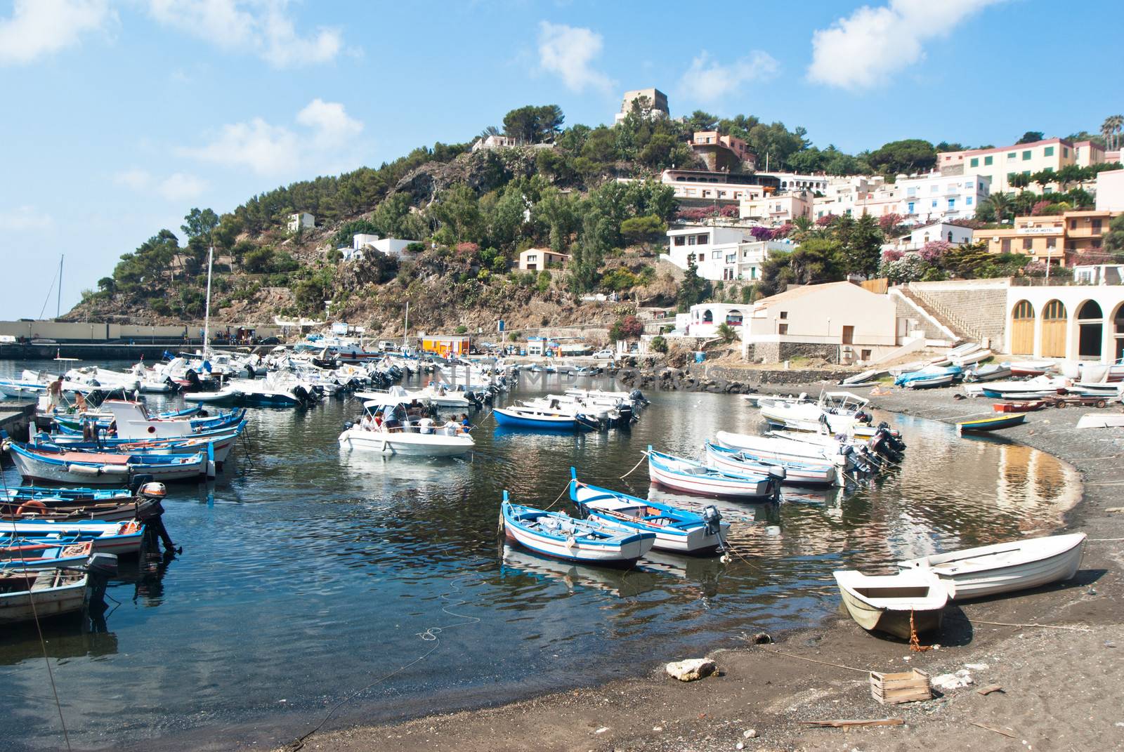 harbour in Ustica island, Sicily by gandolfocannatella