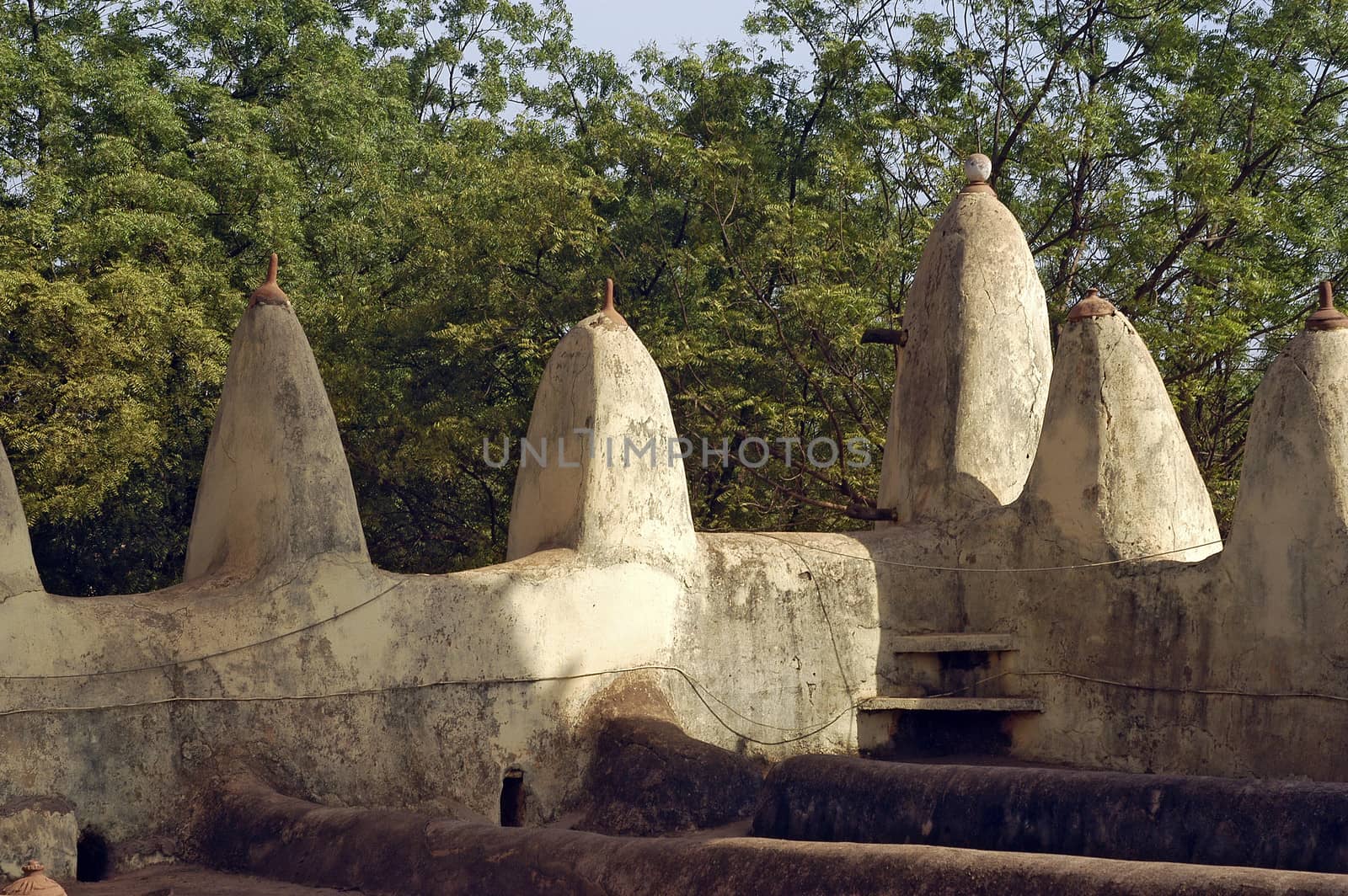 Mosque of Bobo Dioulasso in Burkina Faso in West Africa.