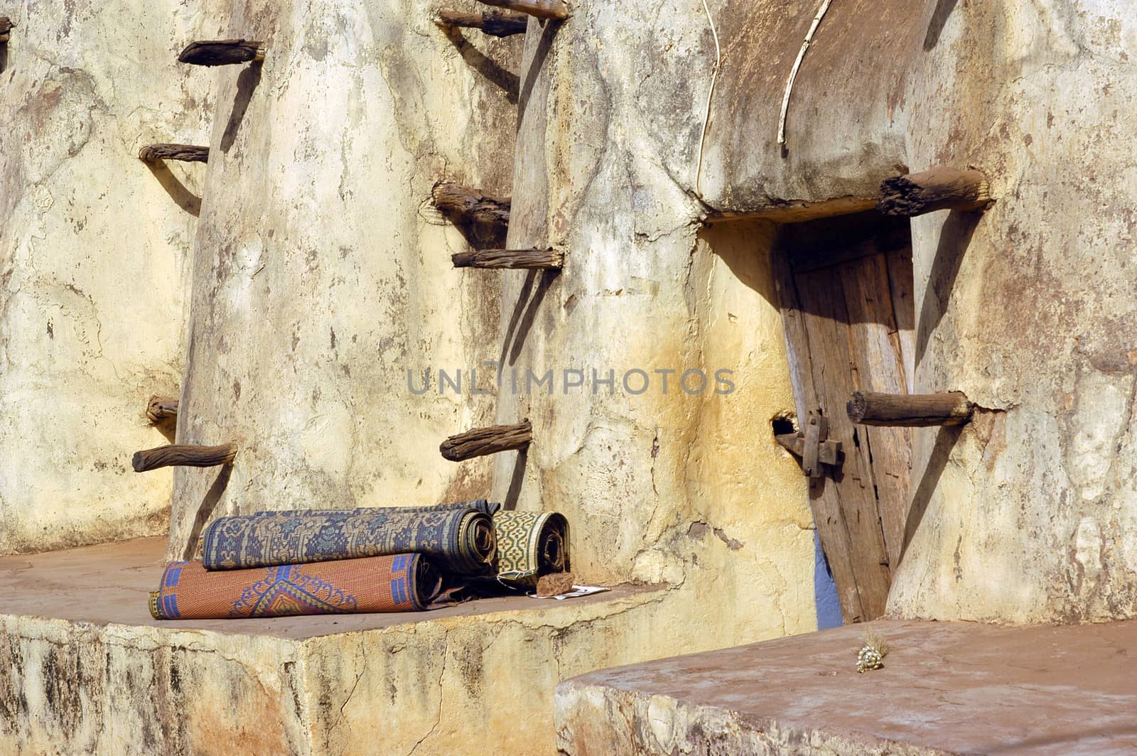 Mosque of Bobo Dioulasso in Burkina Faso in West Africa.