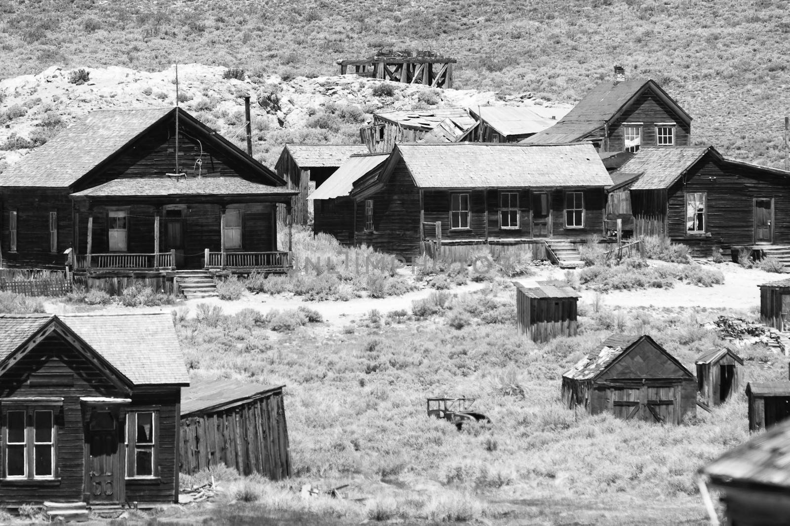 The Bodie State Historic Park, a genuine California gold-mining ghost town.
