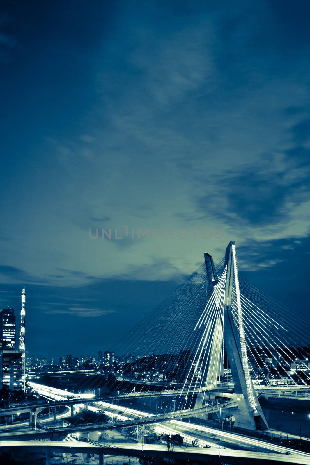 Bridge in Sao Paulo city by CelsoDiniz