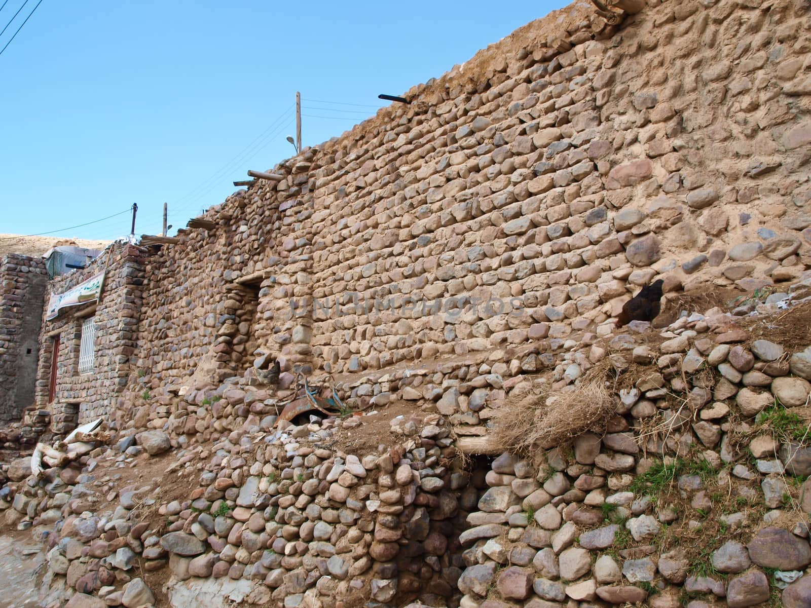 Brick-work in Kandovan village in Tabriz, Iran