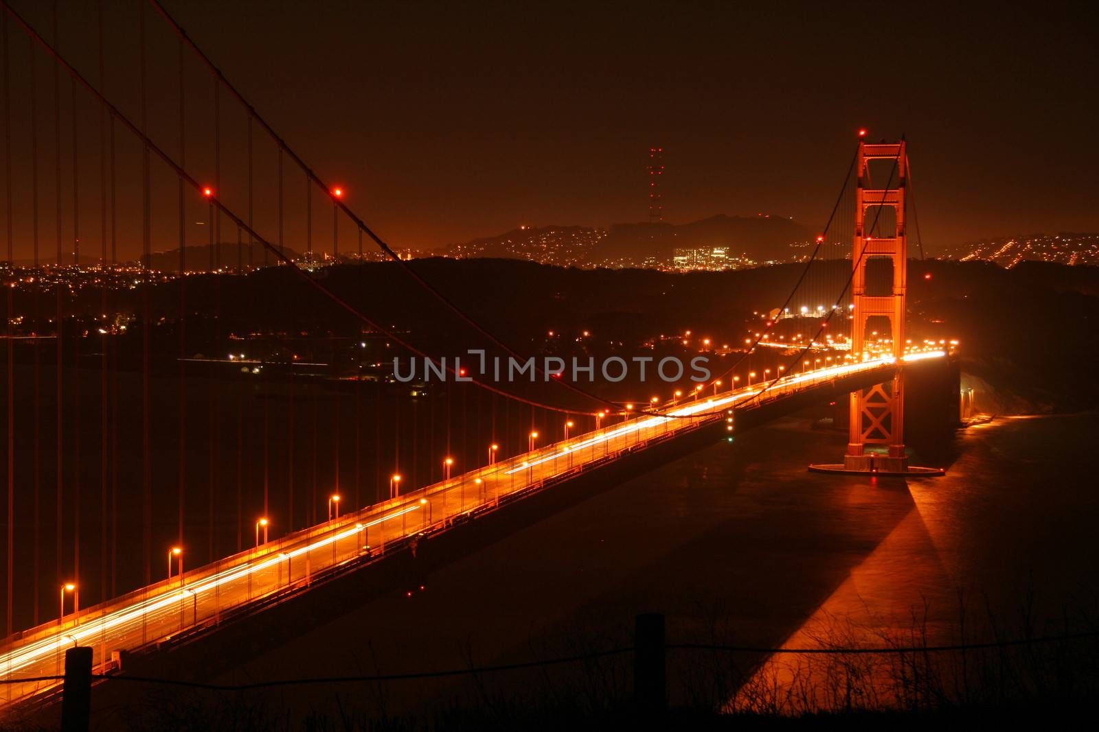 Golden Gate Bridge at night by CelsoDiniz