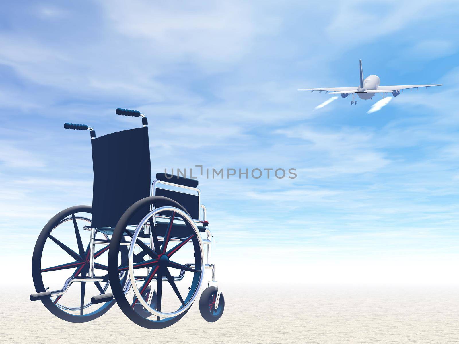Possible or not to travel by plane with wheelchair