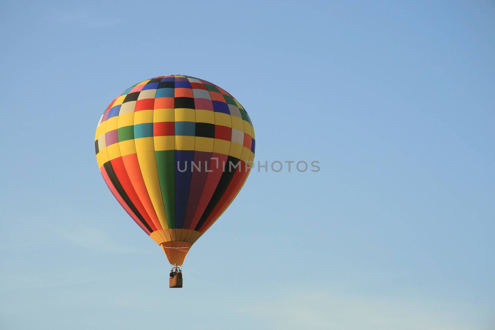 Low angle view of a hot air balloon in Sunrise Hot Air Balloon Race, Miami, Miami-Dade County, Florida, USA