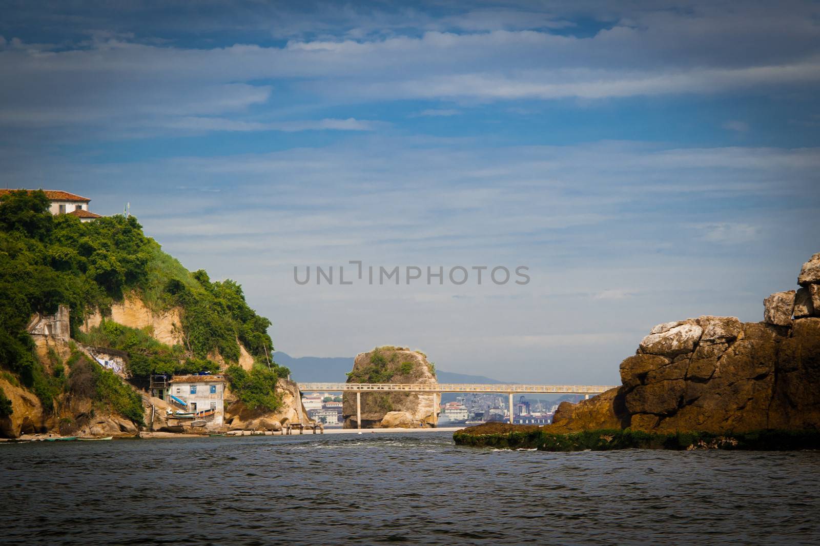 Island of Boa Viagem in the city of Niteroi, state of Rio de Janeiro, Brazil