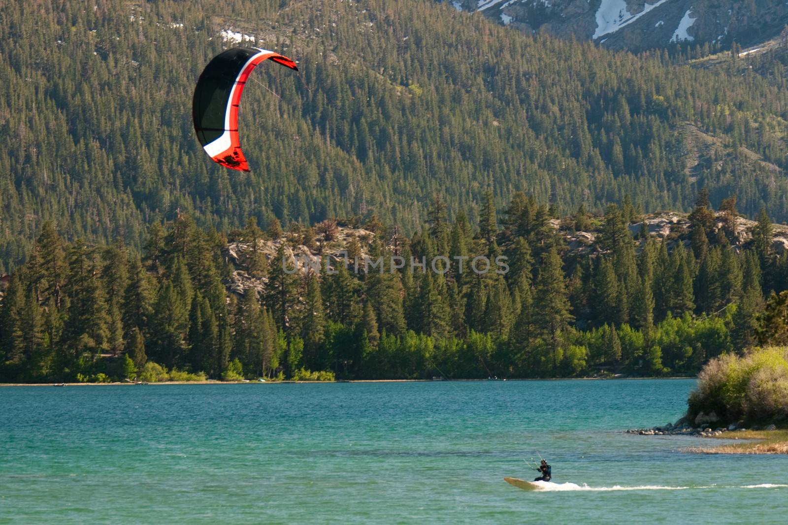 Kiteboarding at June Lake by CelsoDiniz