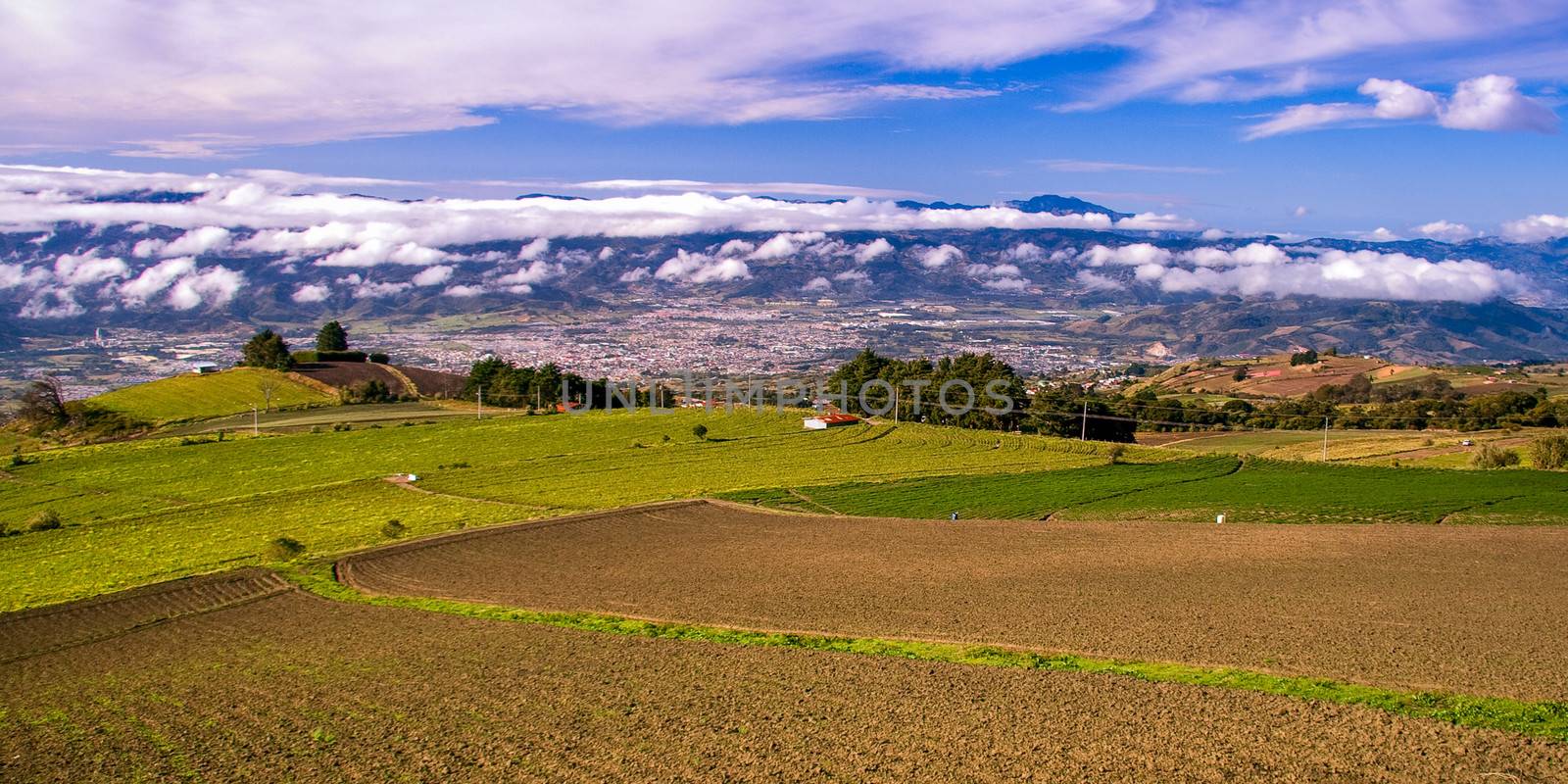 Aerial view of a landscape, Costa Rica