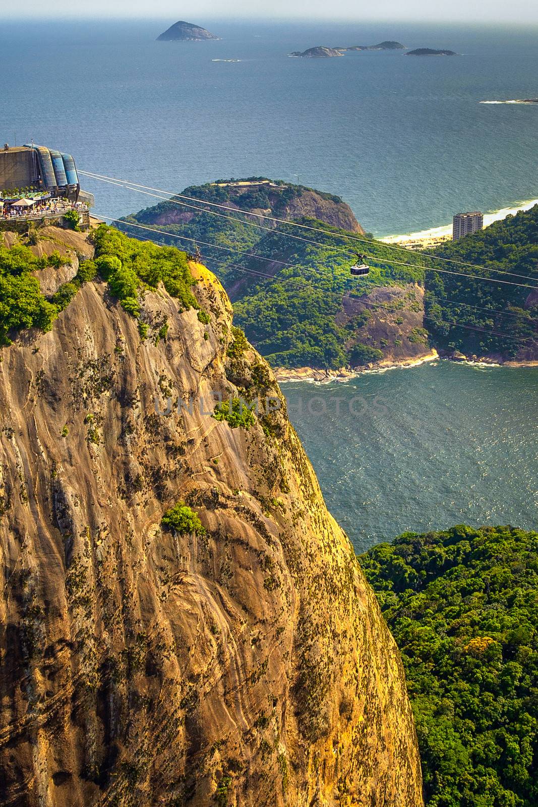 Islands in the ocean, Morro Do Leme, Corcovado, Rio De Janeiro, Brazil