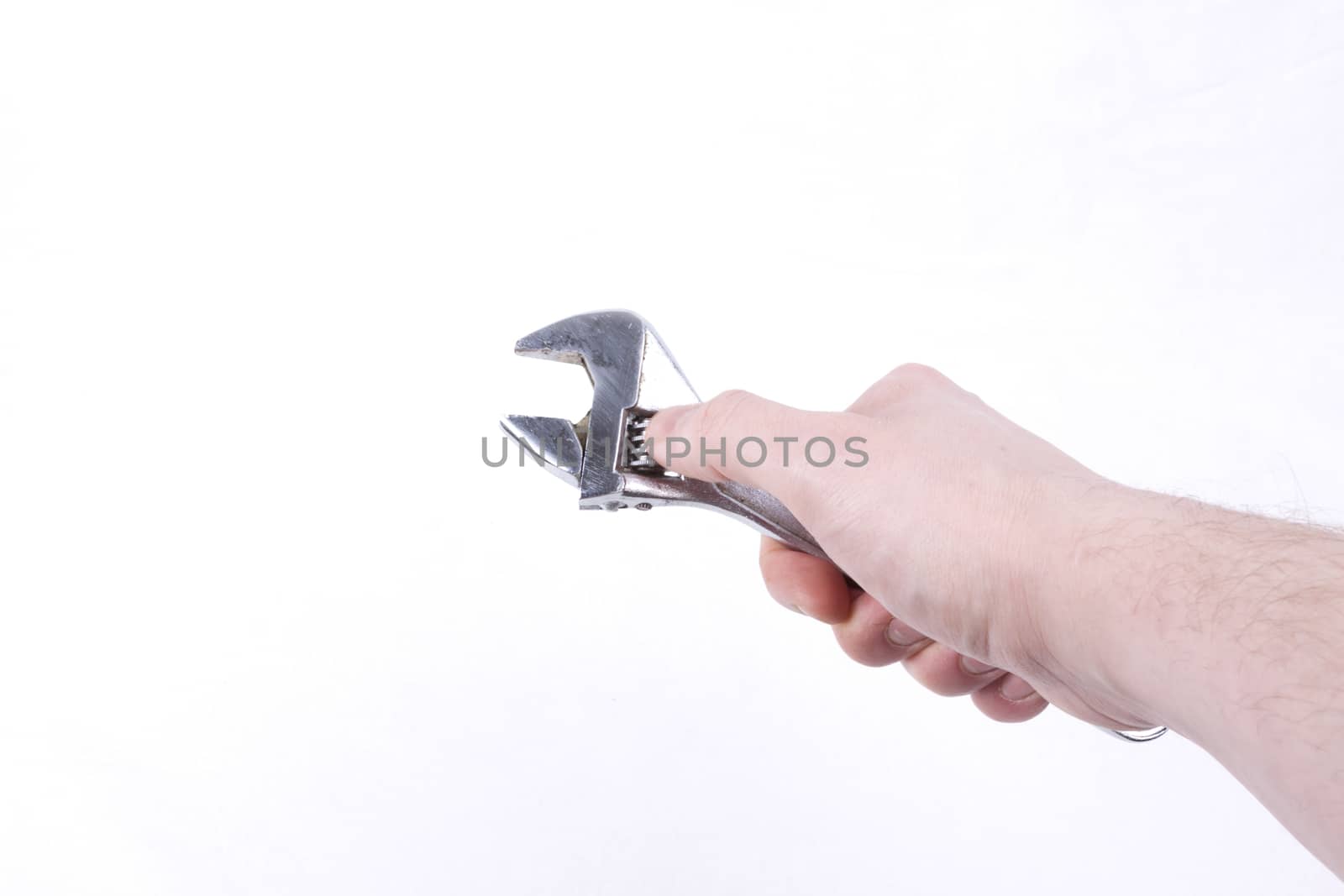 wrench isolated on a white background