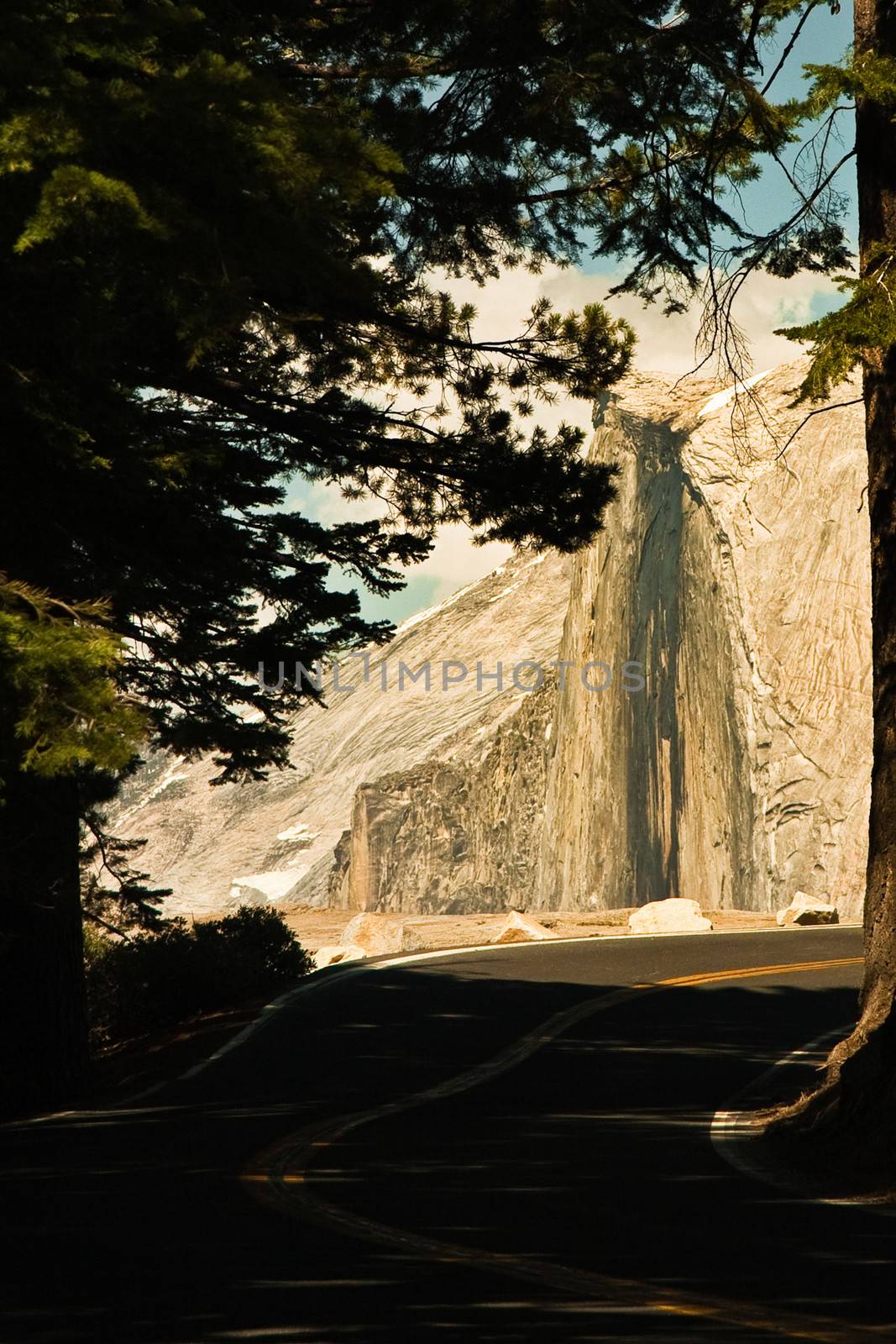 Rock formations from Glacier Point, Yosemite Valley, Yosemite National Park, California, USA