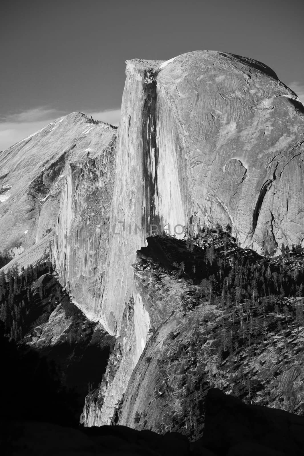 Rock formations in a valley from Glacier Point, Yosemite Valley, Yosemite National Park, California, USA
