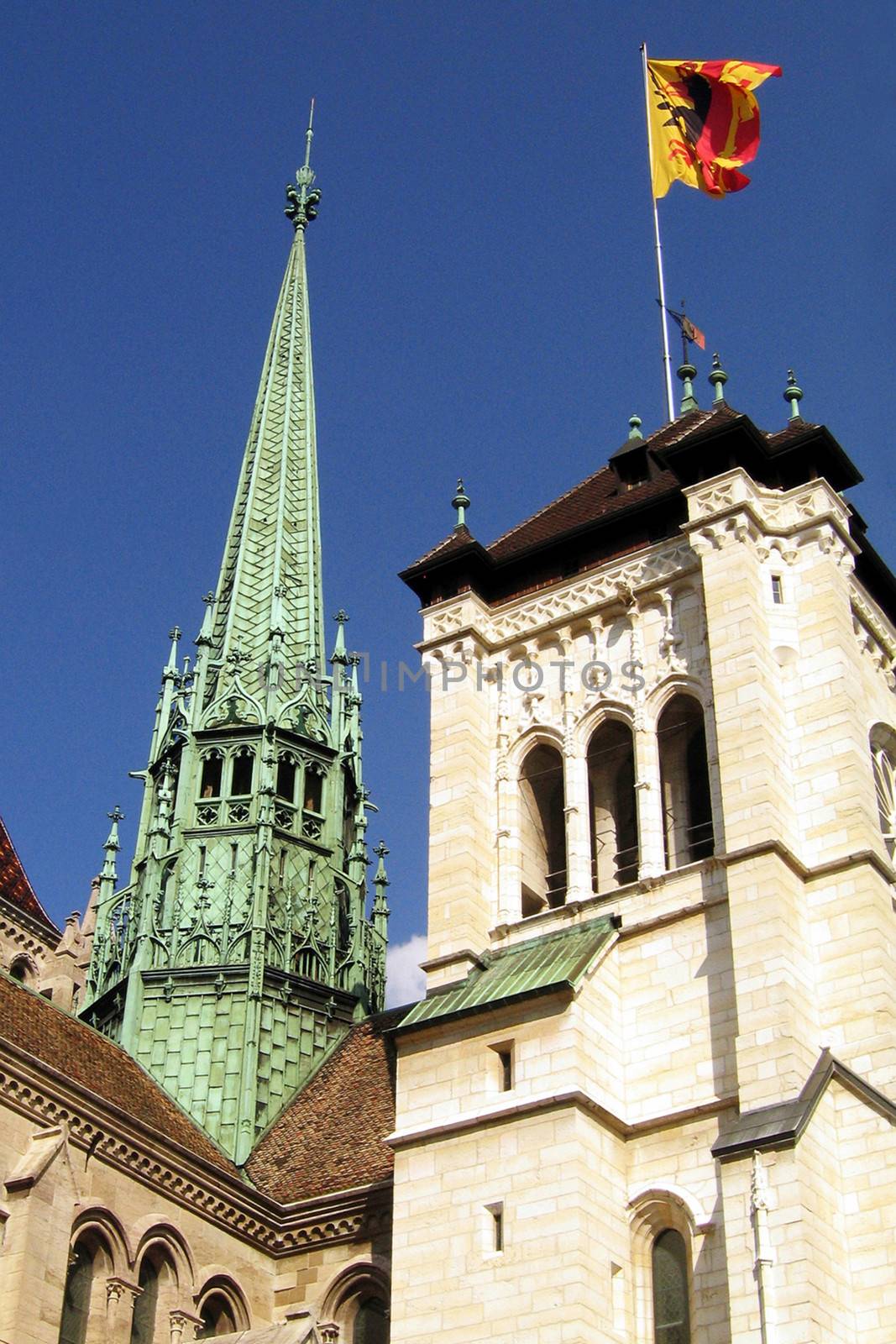 The St. Pierre Cathedral in Geneva, Switzerland.