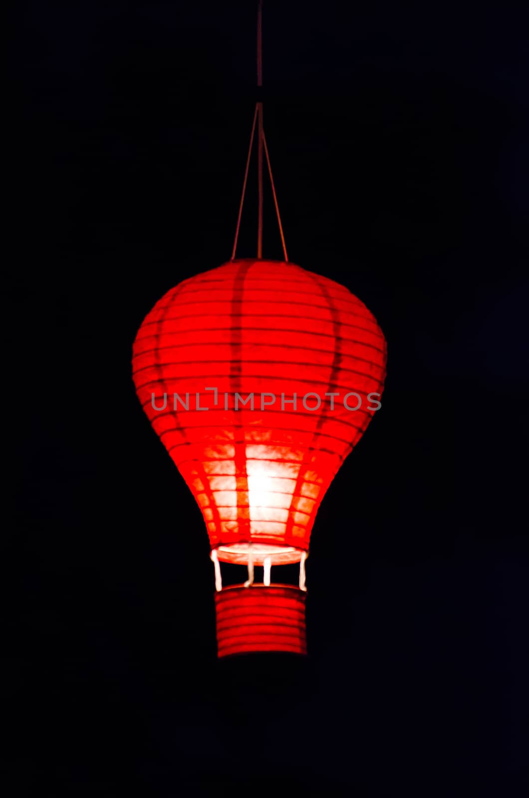 CHIANG MAI - DECEMBER 7: Mini balloon, decorated with colorful lights on display at The Thailand International Balloon Festival 2013 on December 7, 2013 in Chiang Mai, Thailand.