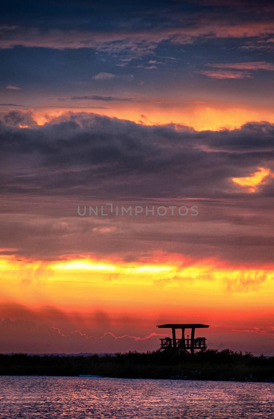 Sunset at Merritt Island, Brevard County, Florida, USA