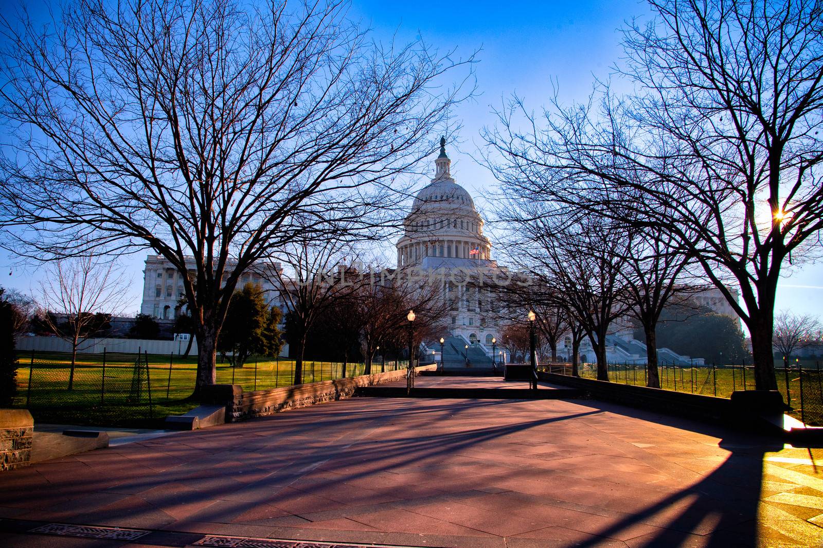 The United States Capitol building in Washington DC.