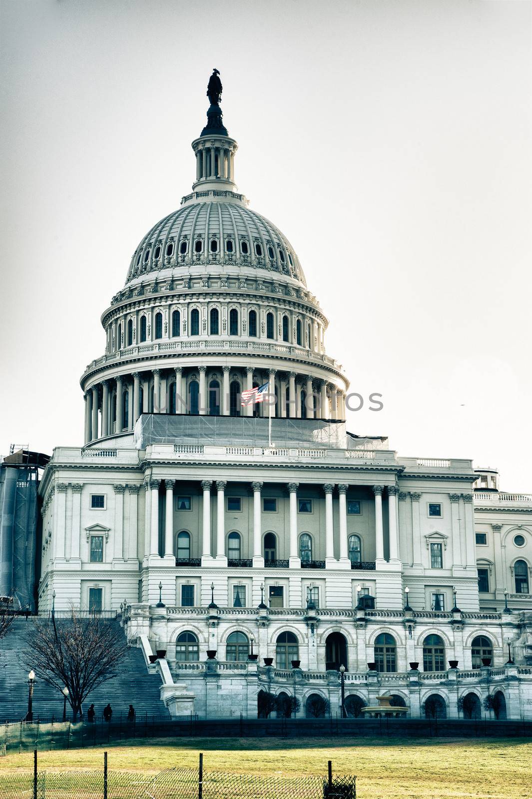 Exterior of United States Capitol building, Washington D.C, U.S.A.