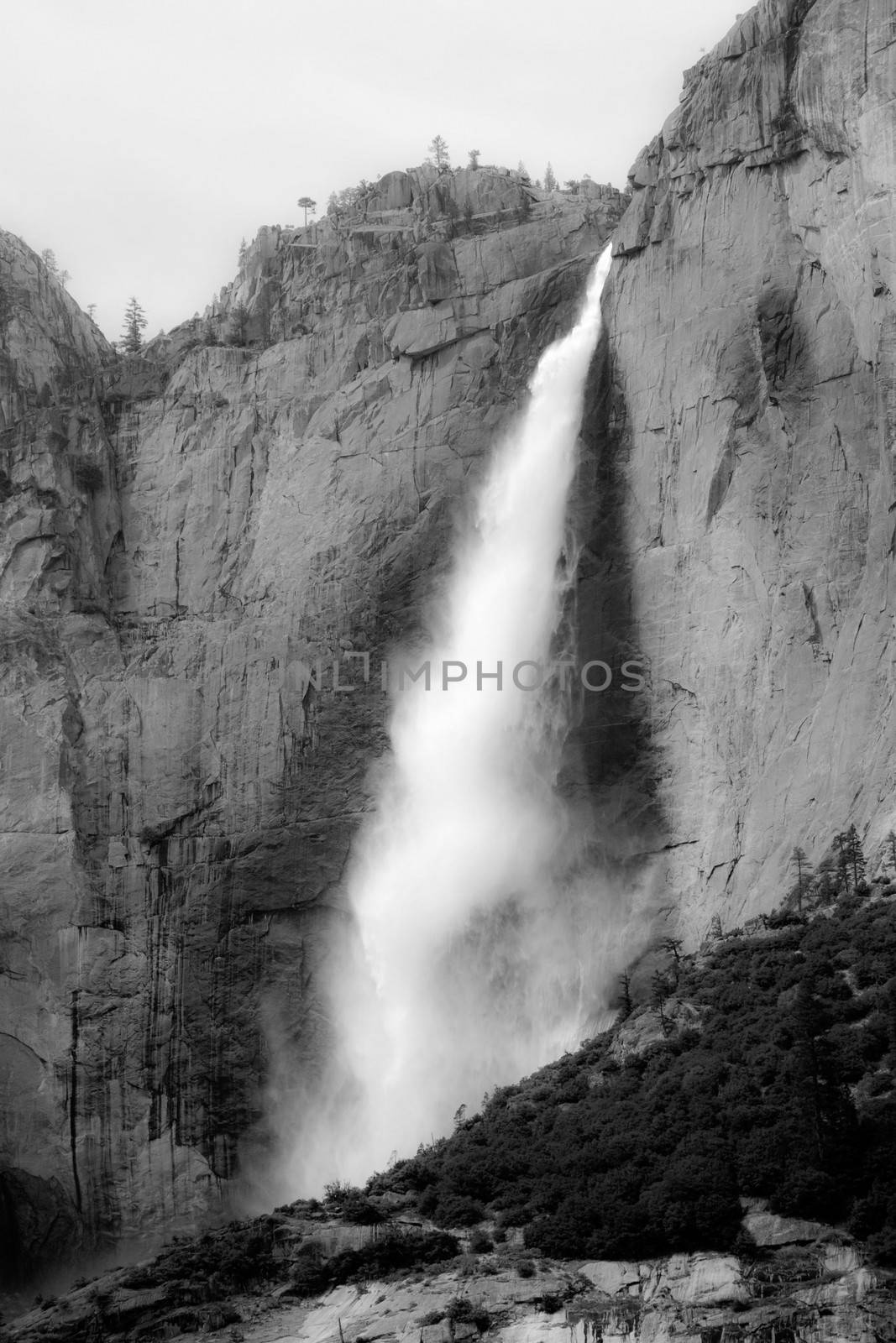 Yosemite Falls is the highest waterfall in America falling 2,424 feet.