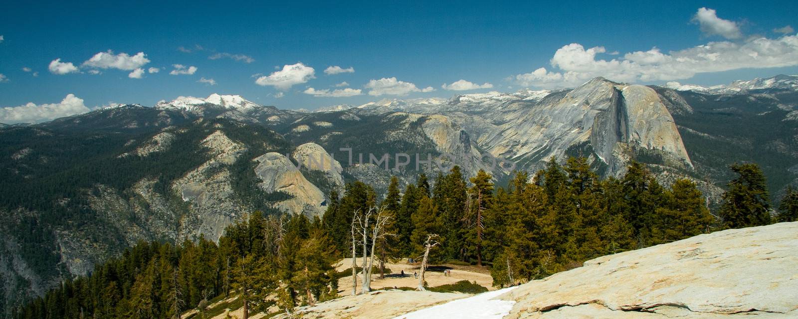 Scenic view Yosemite National Park viewed from Sentinel Dome, California, U.S.A.