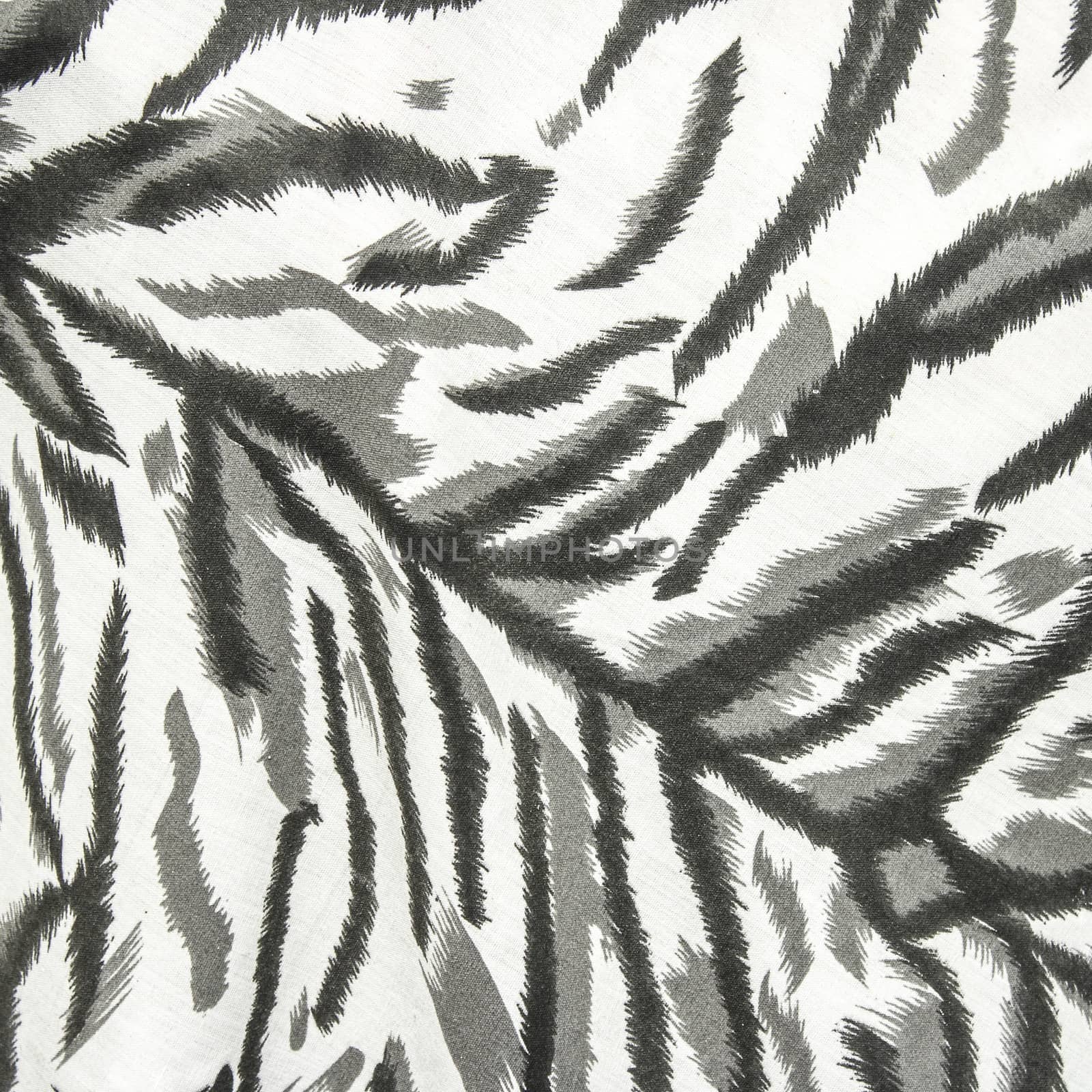 Texture fabric skin white tiger for background