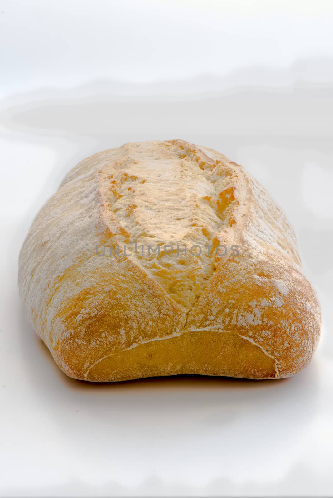 ciabatta bread with very large depth of field