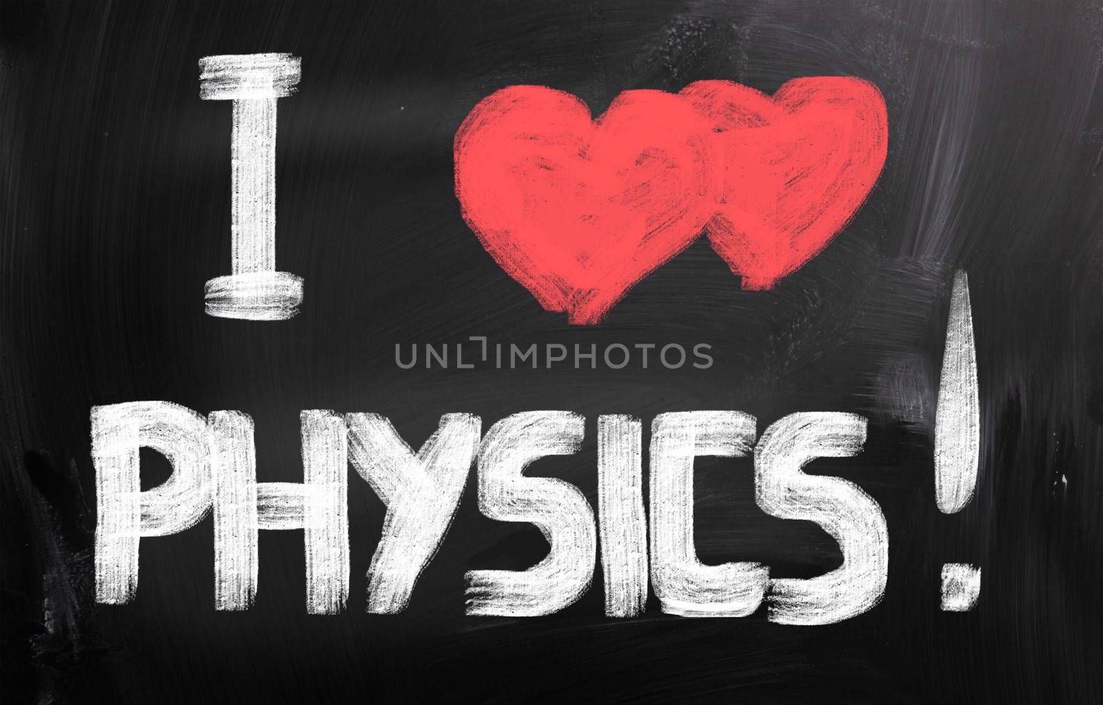 I Love Physics Concept by KrasimiraNevenova