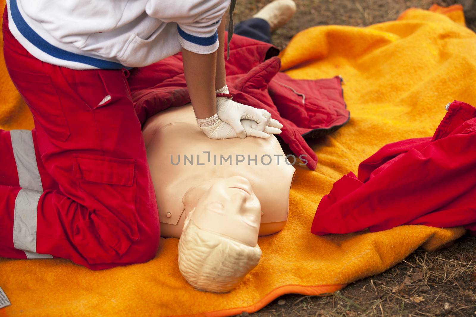 First aid training by wellphoto