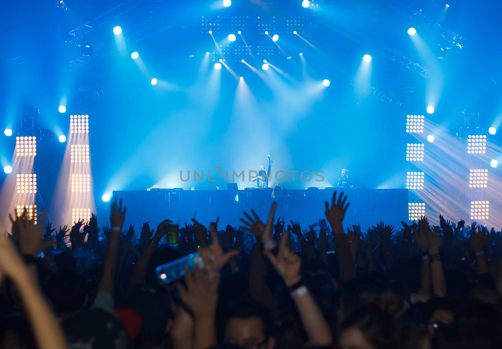 BANGKOK - DECEMBER 9 : STEVE AOKI  show at  808 FESTIVAL 2013, a super-charged international beat buffet that is set to rock the ears dancing feet of Bangkok, Thailand.