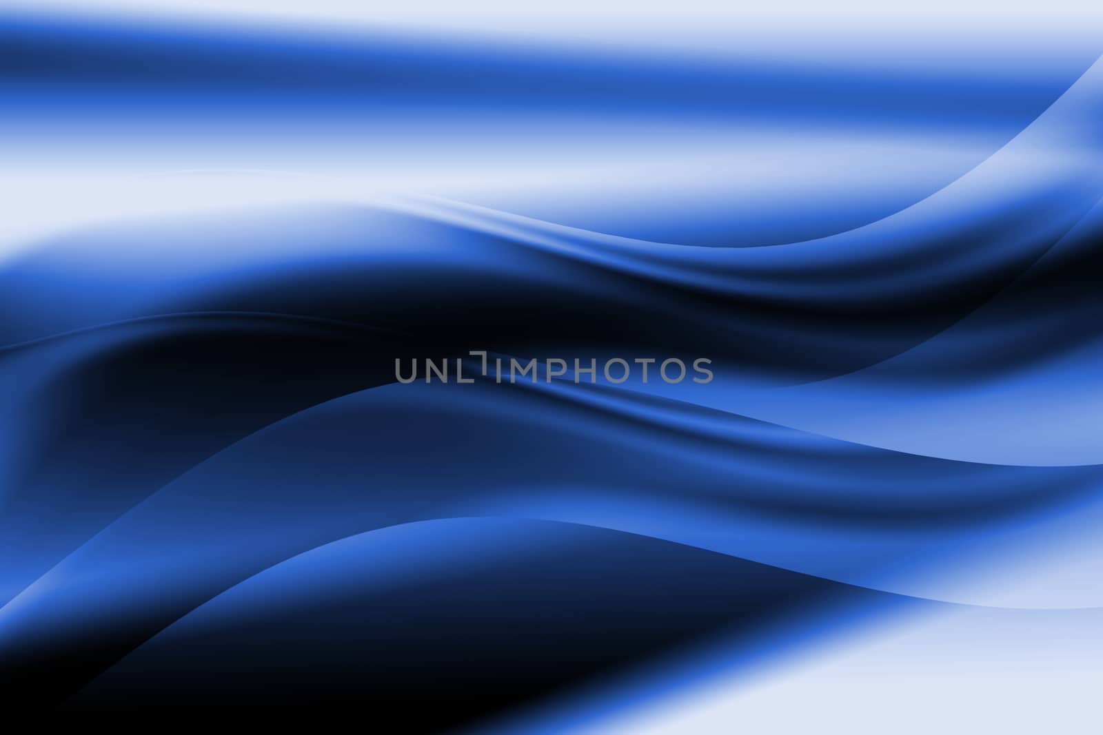 Blue abstract curve and line background