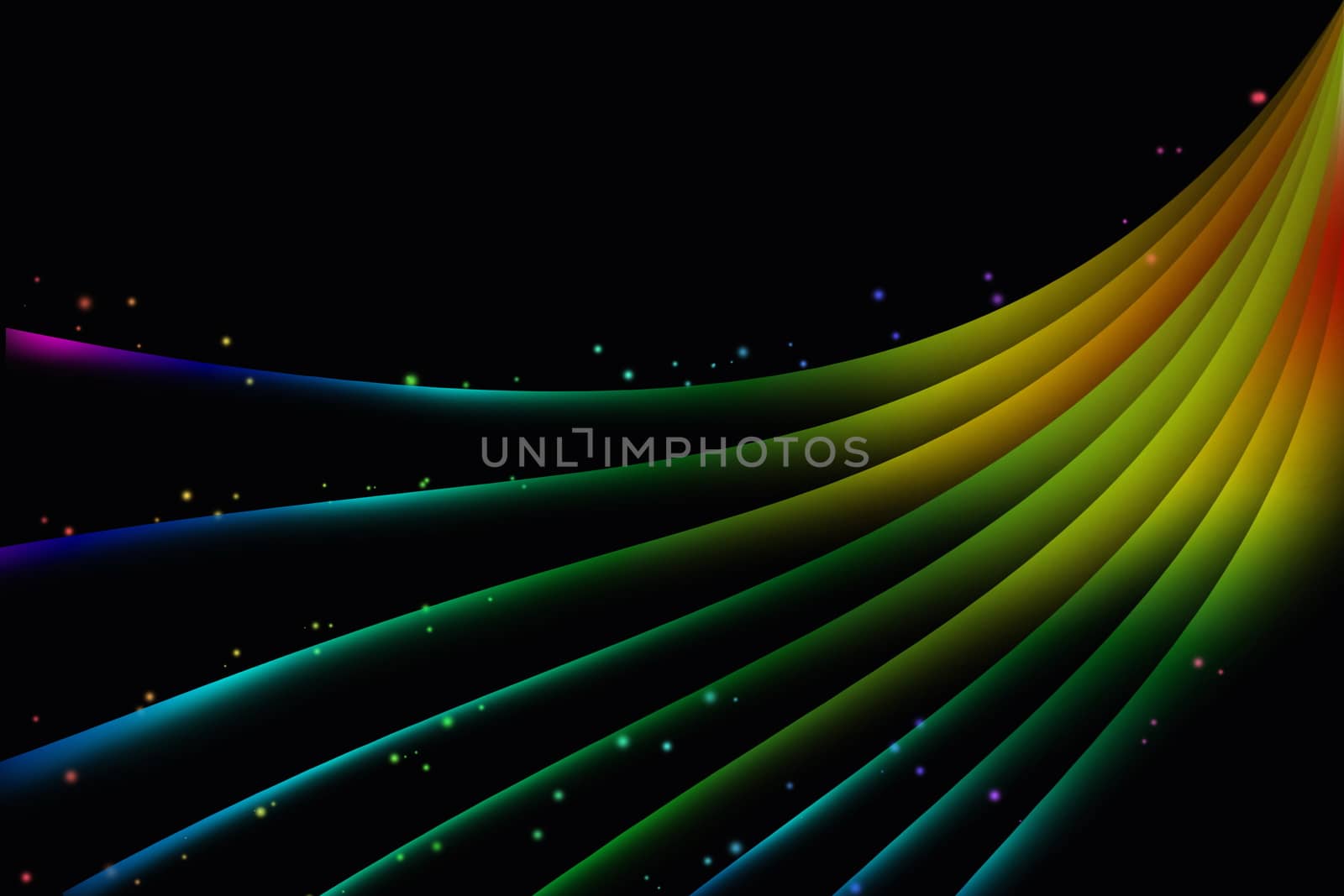 colorful abstract lines glowing background