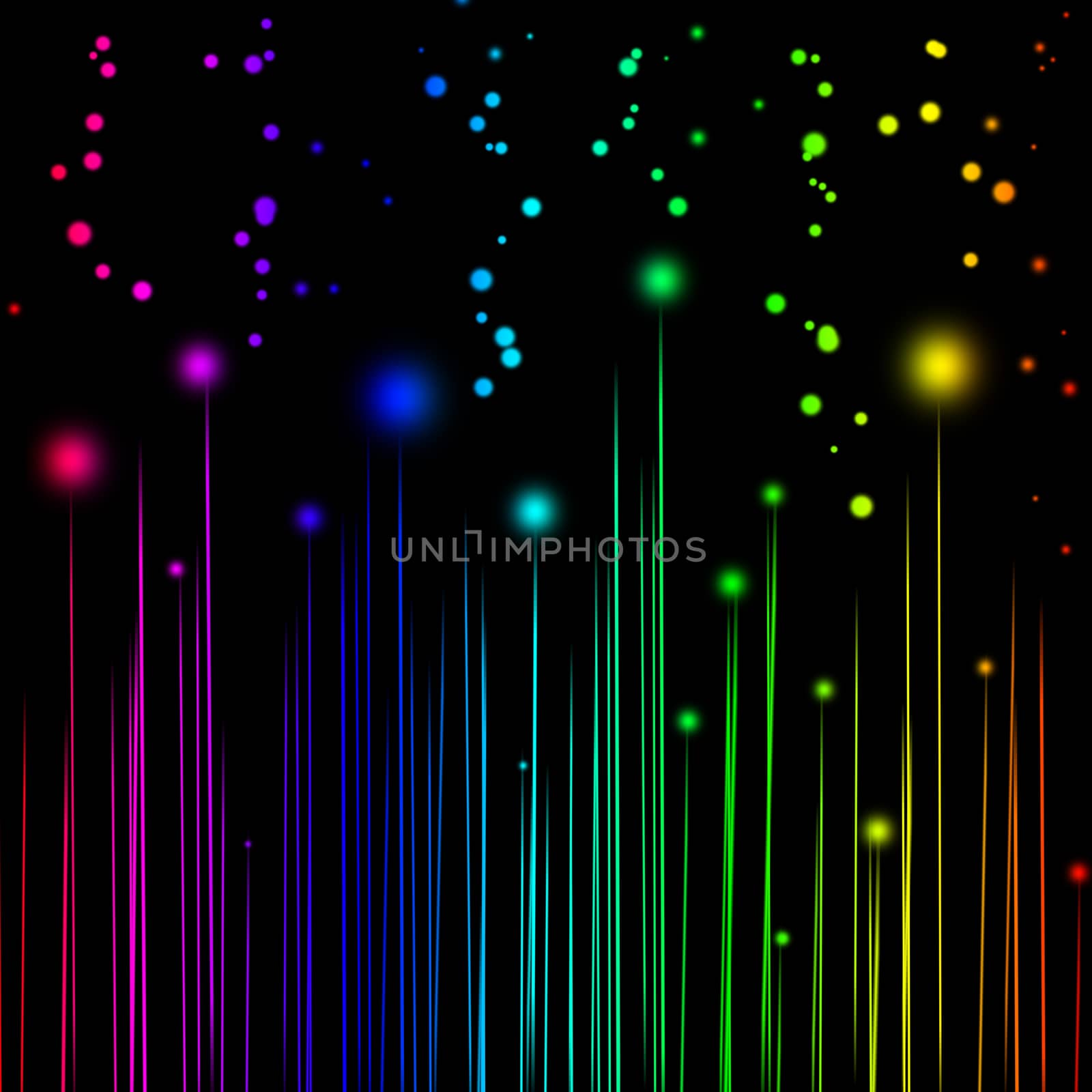 colorful abstract lines and glowing background