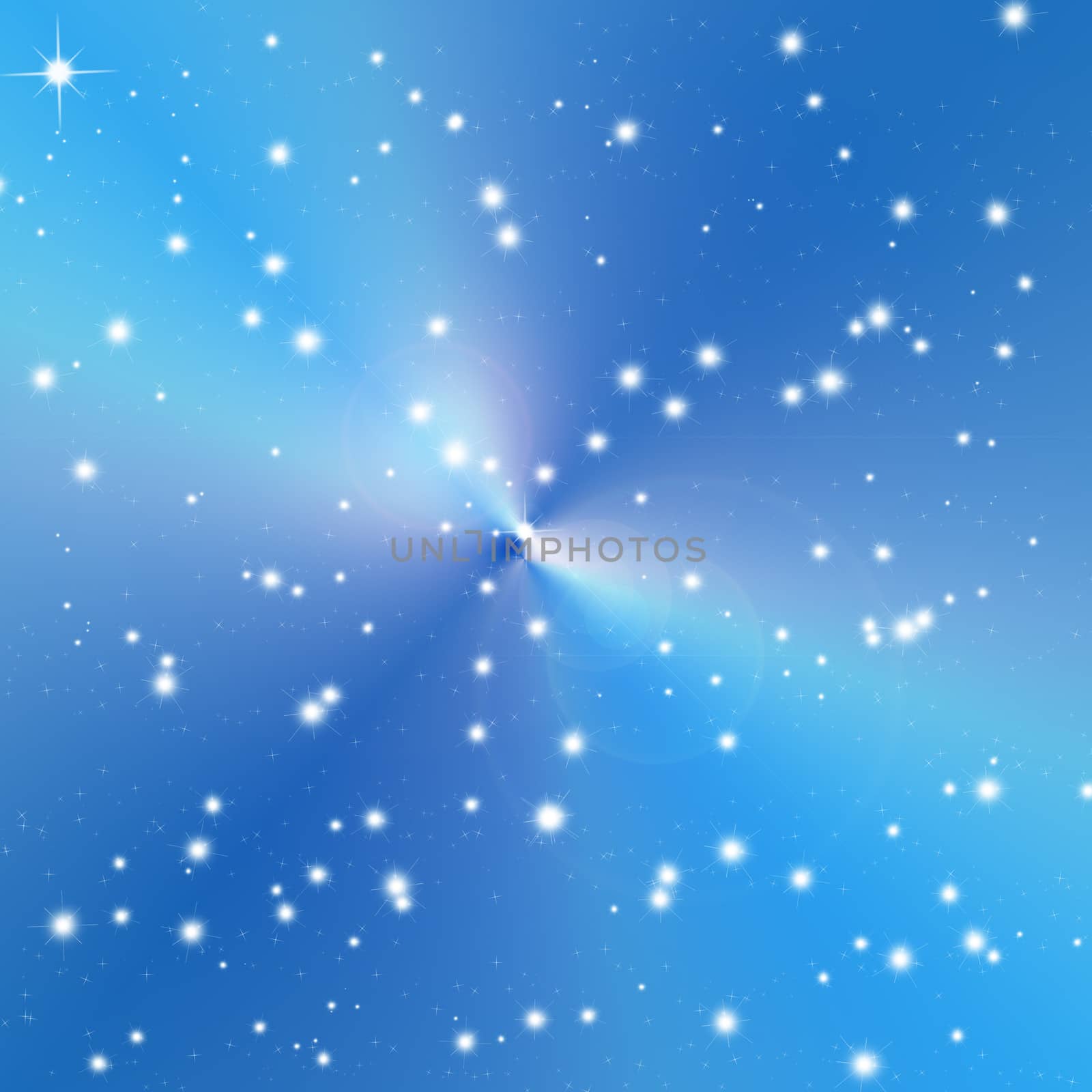 blue abstract glowing background