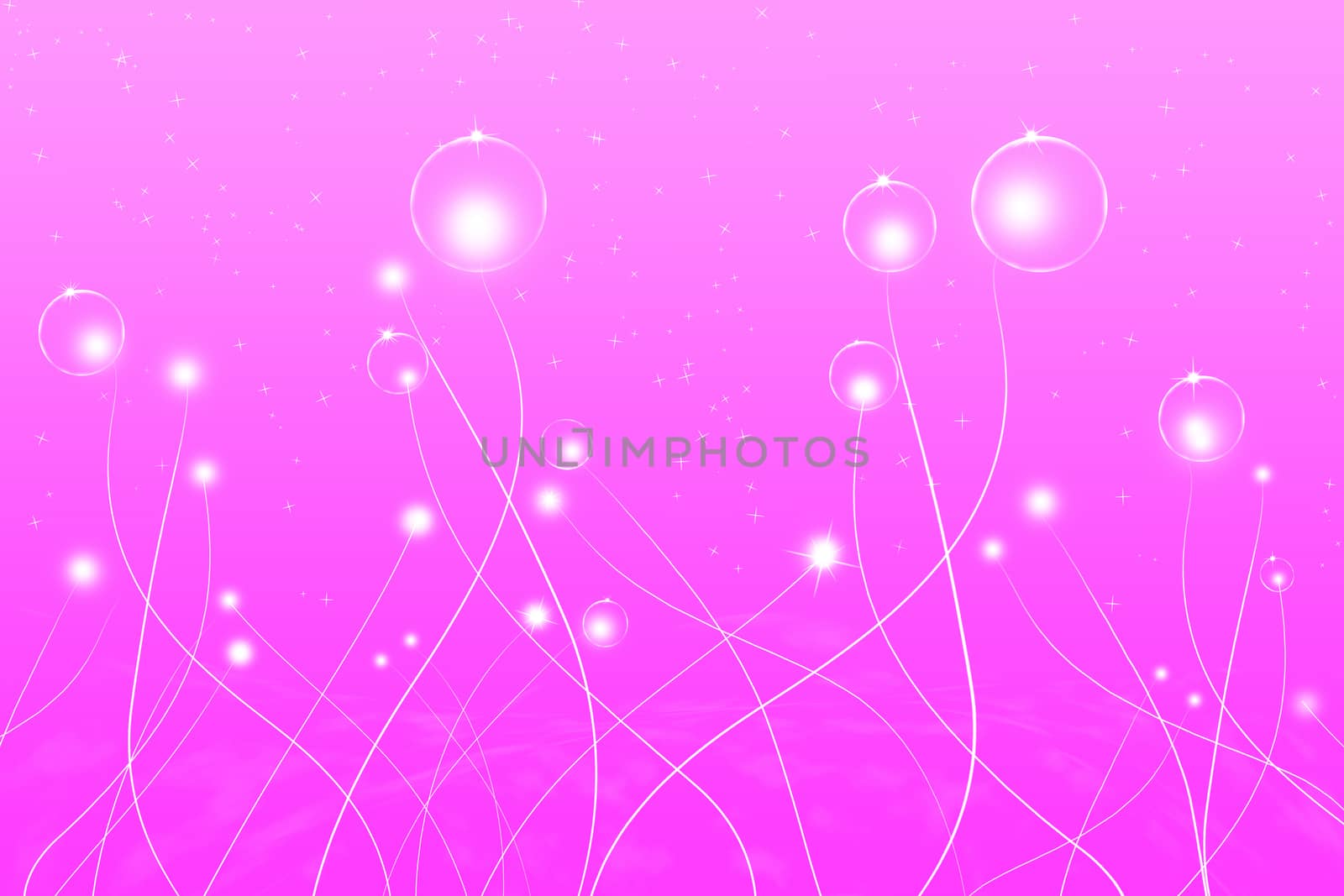 abstract lines and glowing pink background
