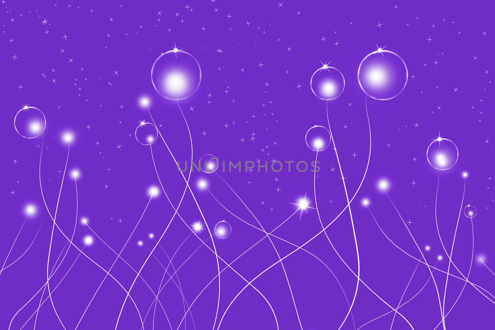 abstract lines and glowing purple background