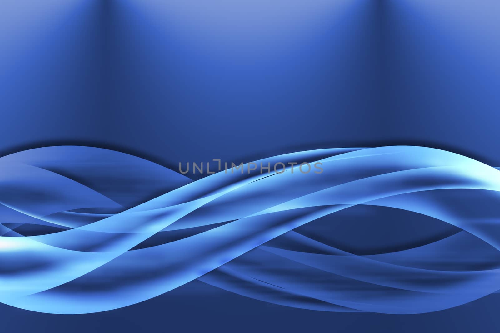 abstract wavy and lines blue background