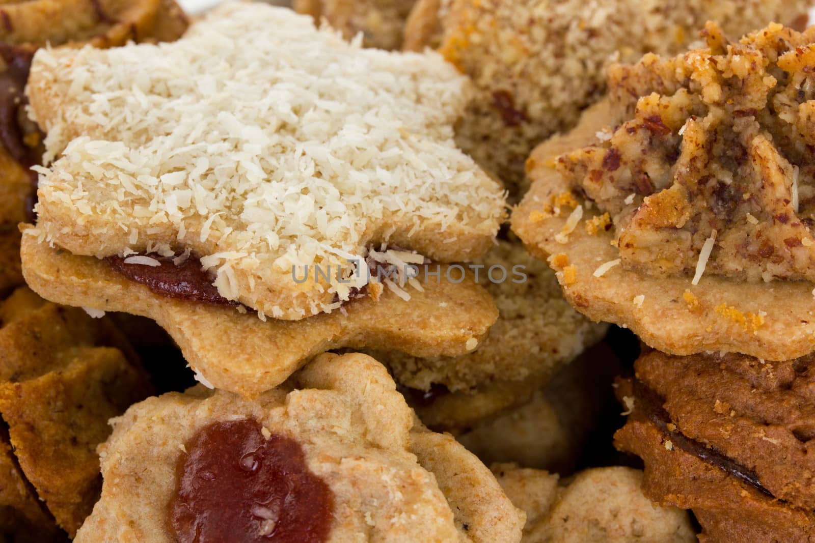 Fresh baked cookies for christmas