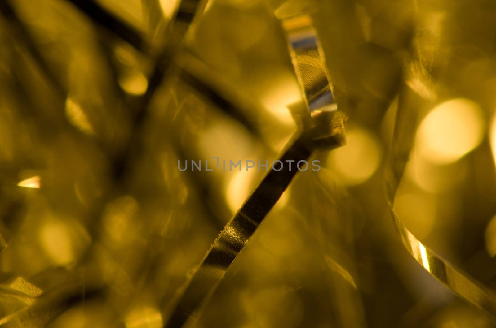 Golden abstract christmas background