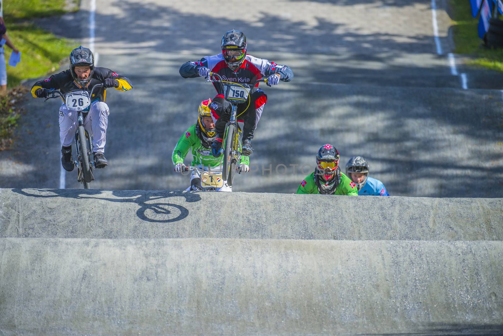 The fifth round of the Norway Cup in BMX was held in Raade (R��de), Norway.  The images are shot 24 August 2013.