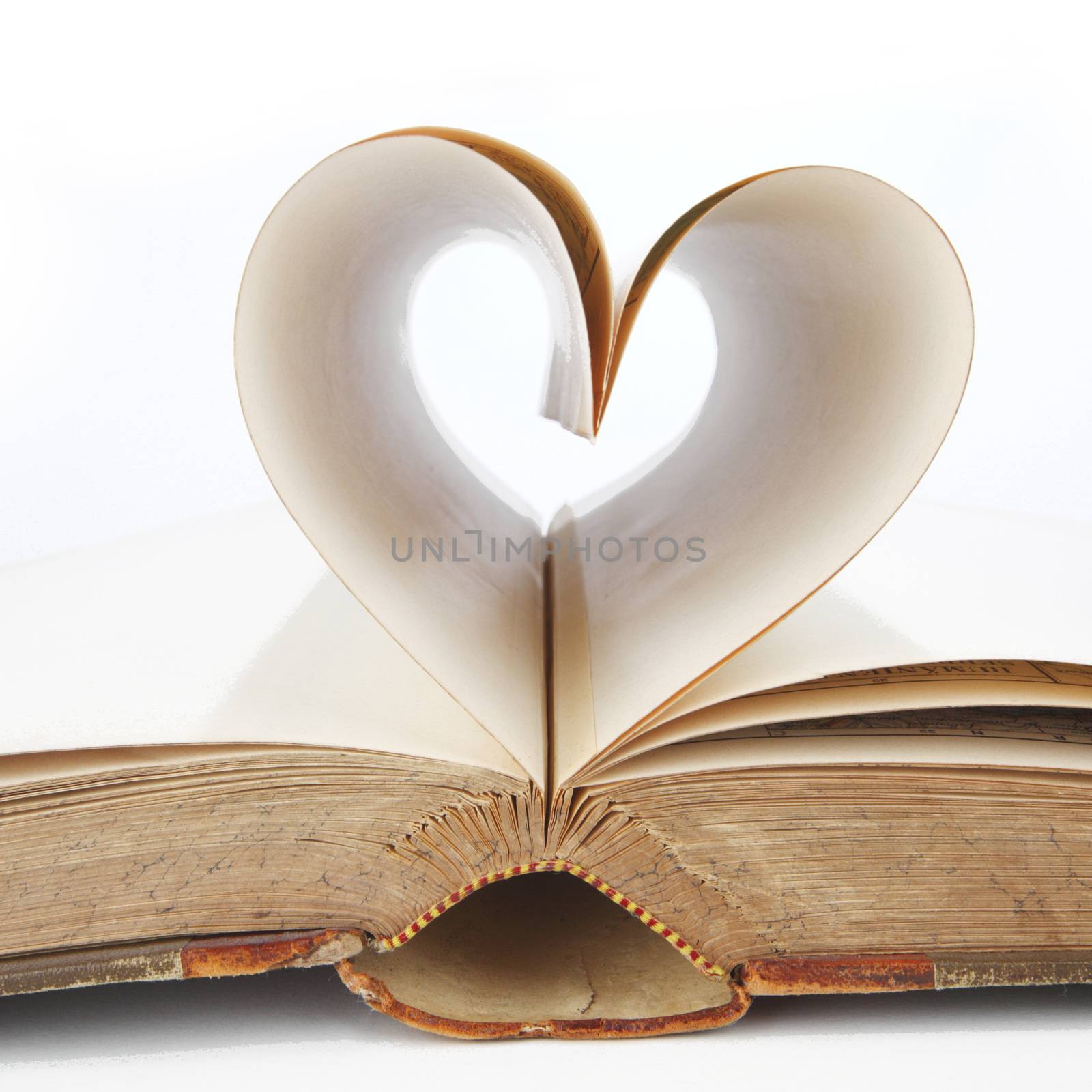 Heart inside a book by Yellowj