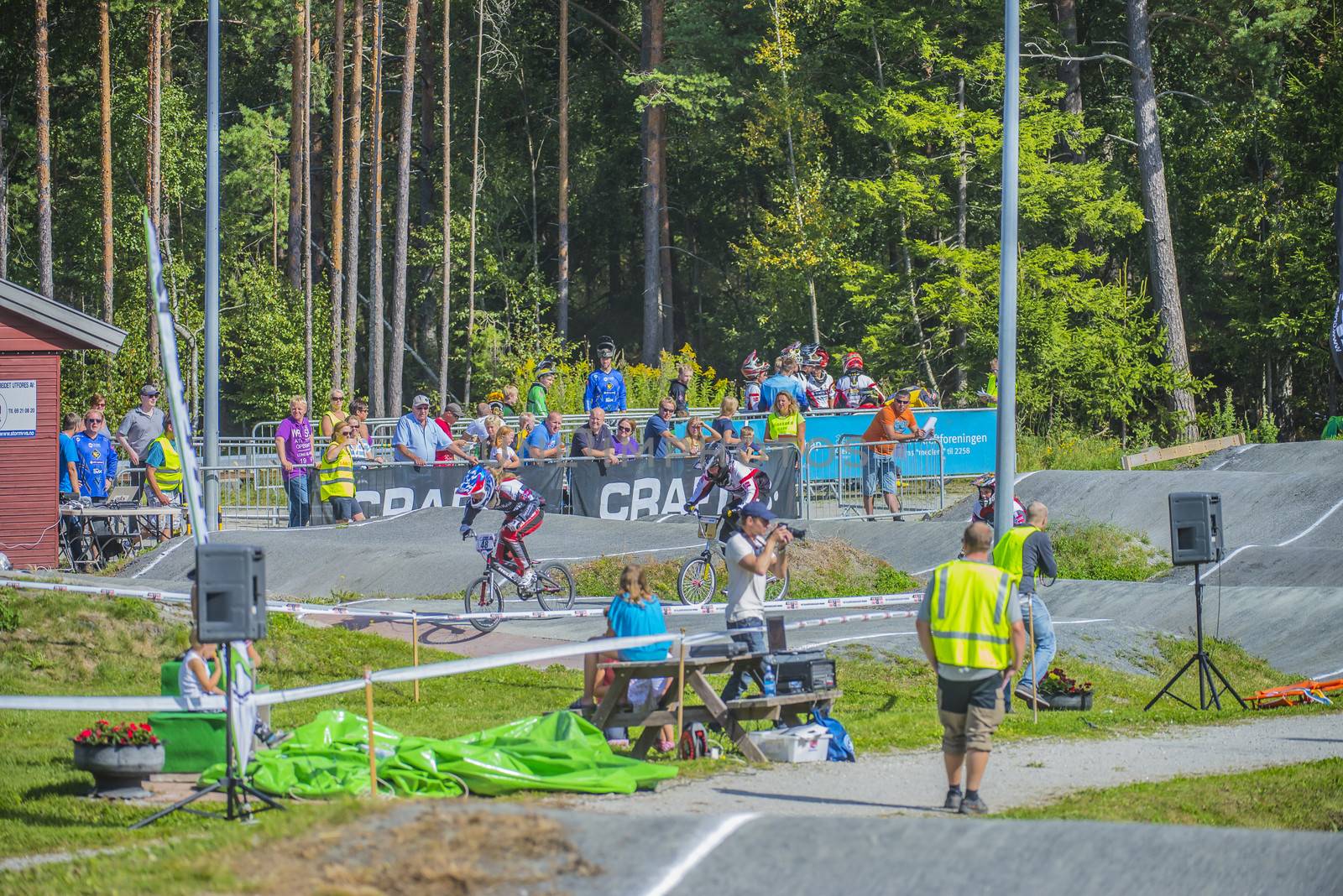 The fifth round of the Norway Cup in BMX was held in Raade (R��de), Norway.  The images are shot 24 August 2013.