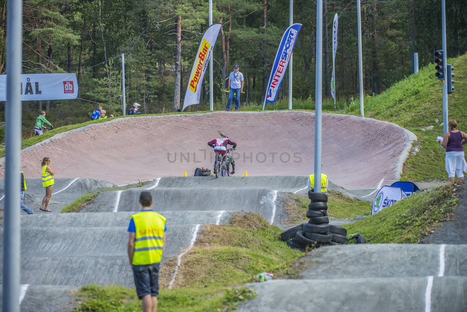 The fifth round of the Norway Cup in BMX was held in Raade (R��de), Norway.  The images are shot 24 August 2013.