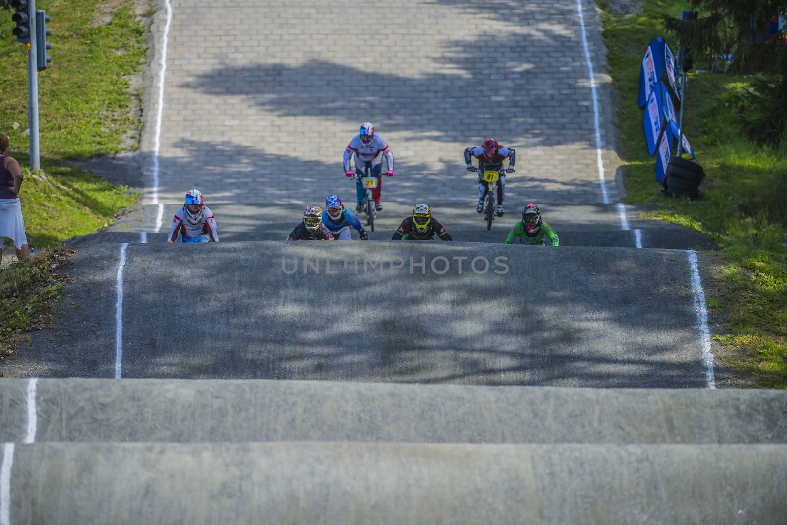 The fifth round of the Norway Cup in BMX was held in Raade (R��de), Norway.  The images are shot 24 August 2013.