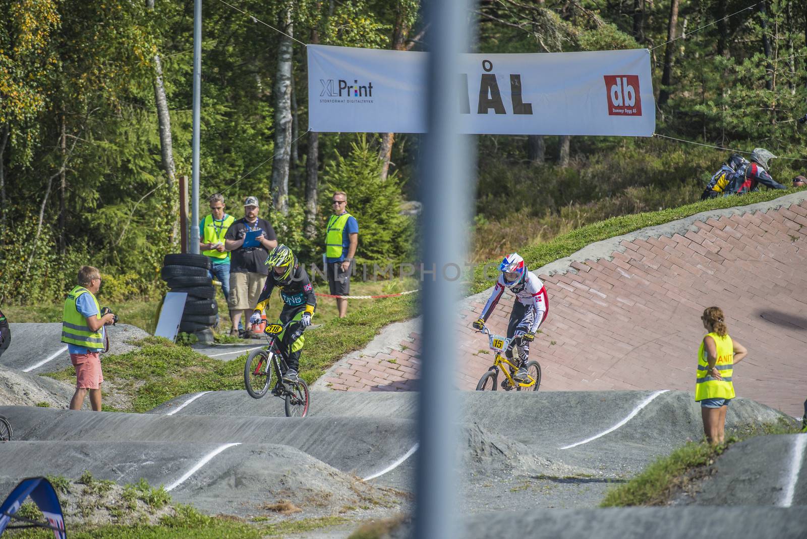 The fifth round of the Norway Cup in BMX was held in Raade (R��de), Norway.  The images are shot 24 August 2013.